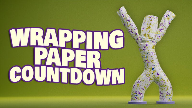 Wrapping Paper Countdown